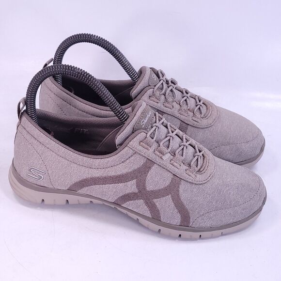 Skechers EZ Flex Renew Running Athletic Shoe Womens Size 6 23462 Gray White - Picture 1 of 9